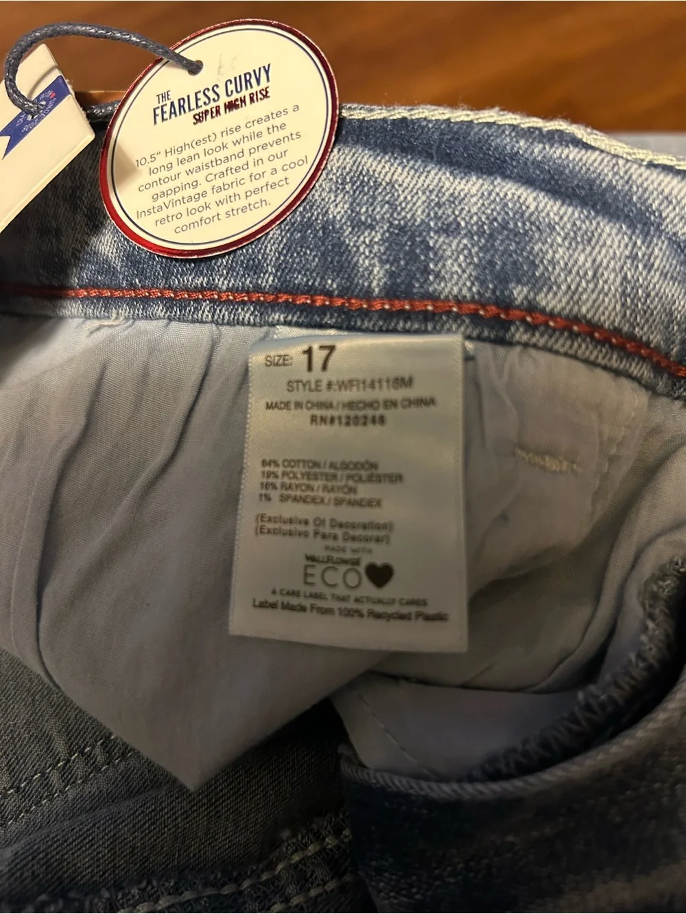 Wallflower Light Blue Jeans with Tan Decorative Belt